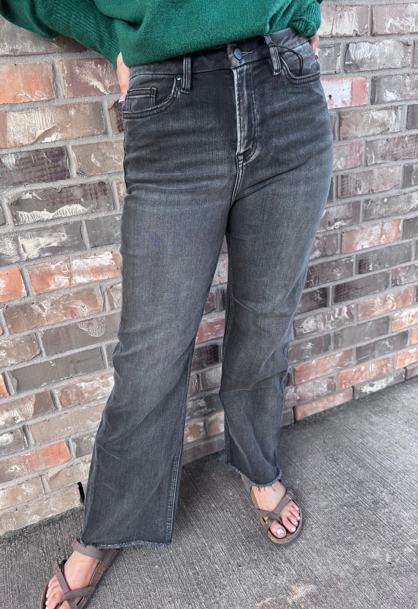 Mica Hunter Black Stretch Super High Rise