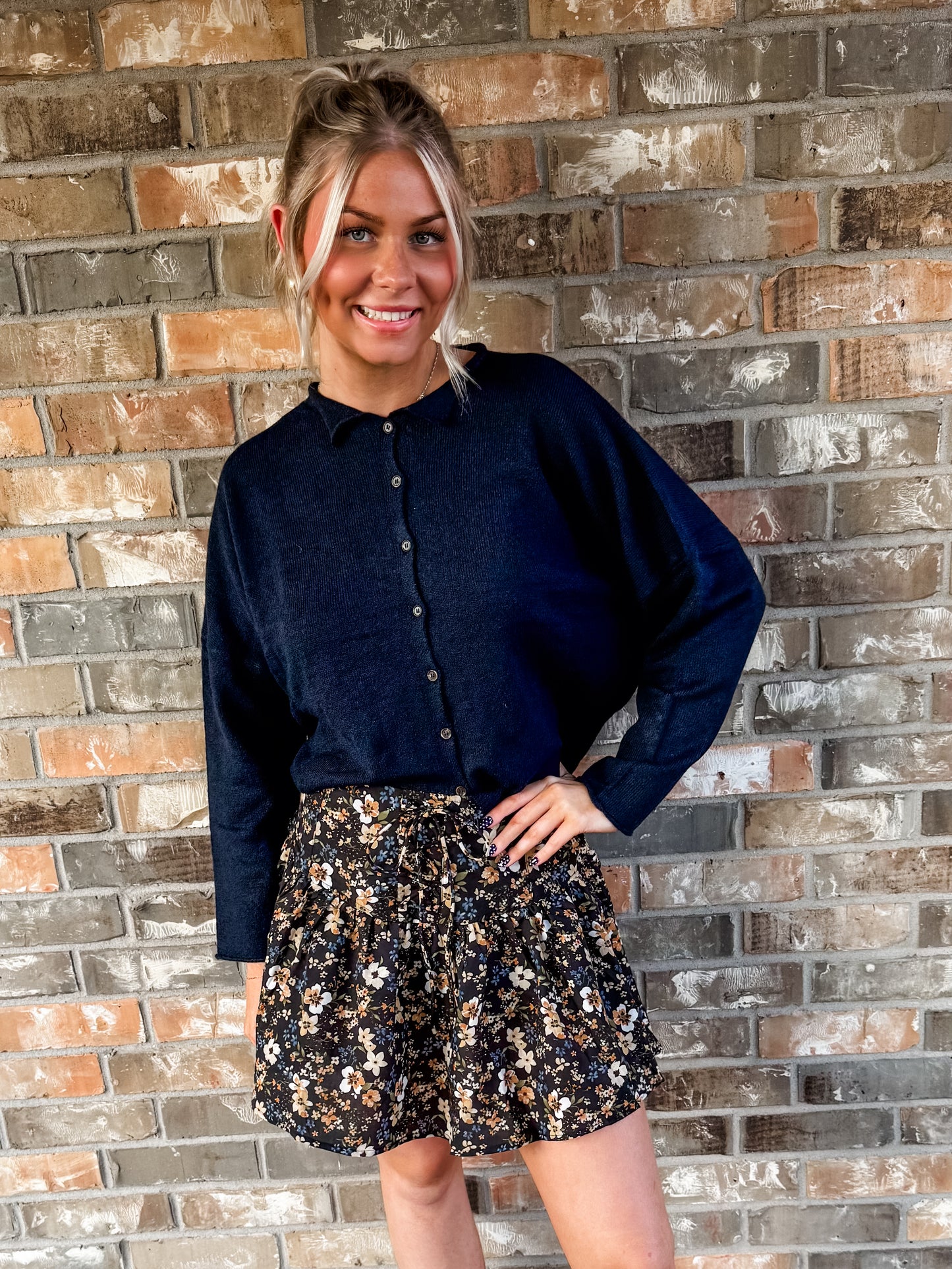 Darling Navy Cardigan