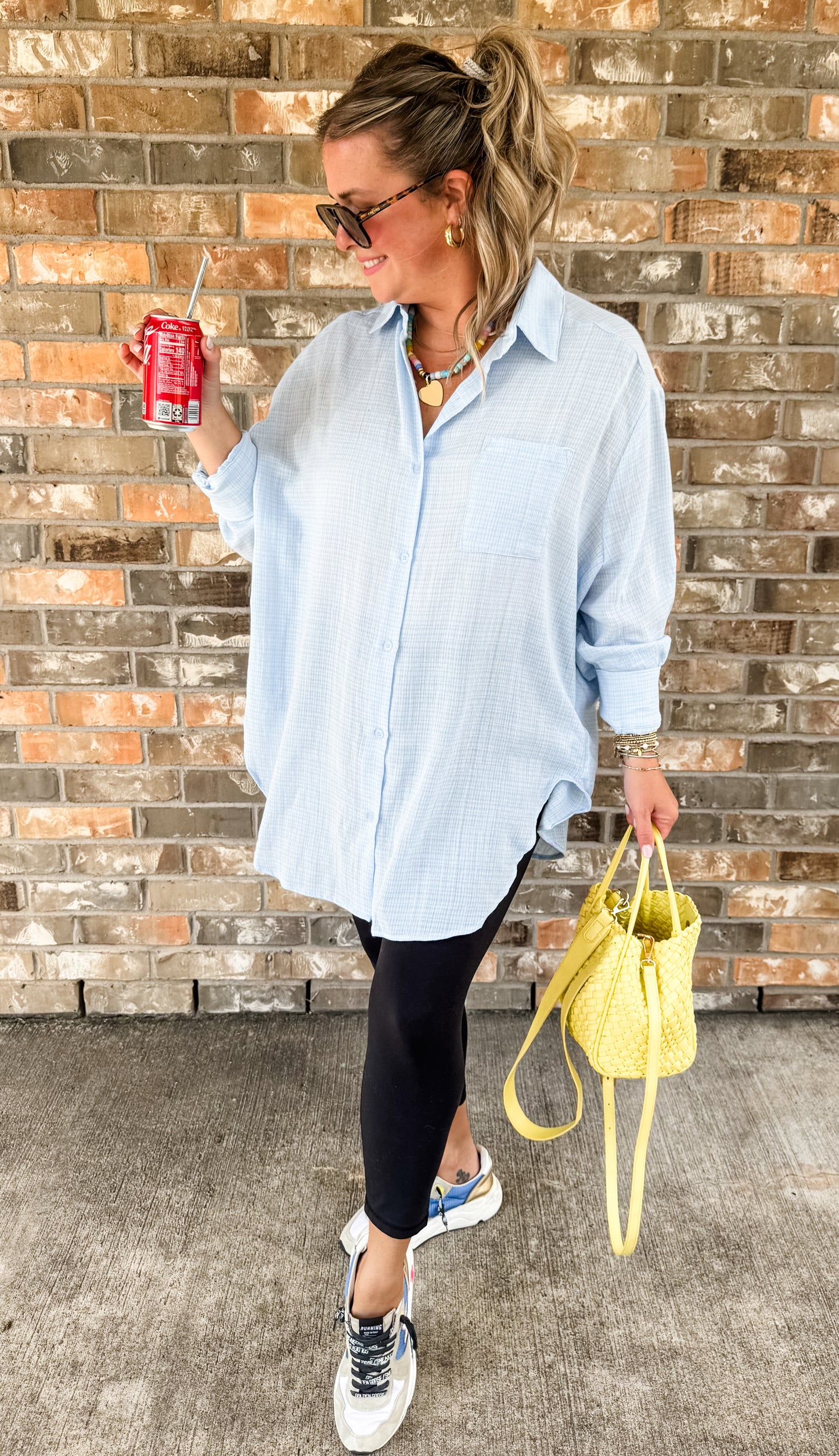 Sky Blue Button Down