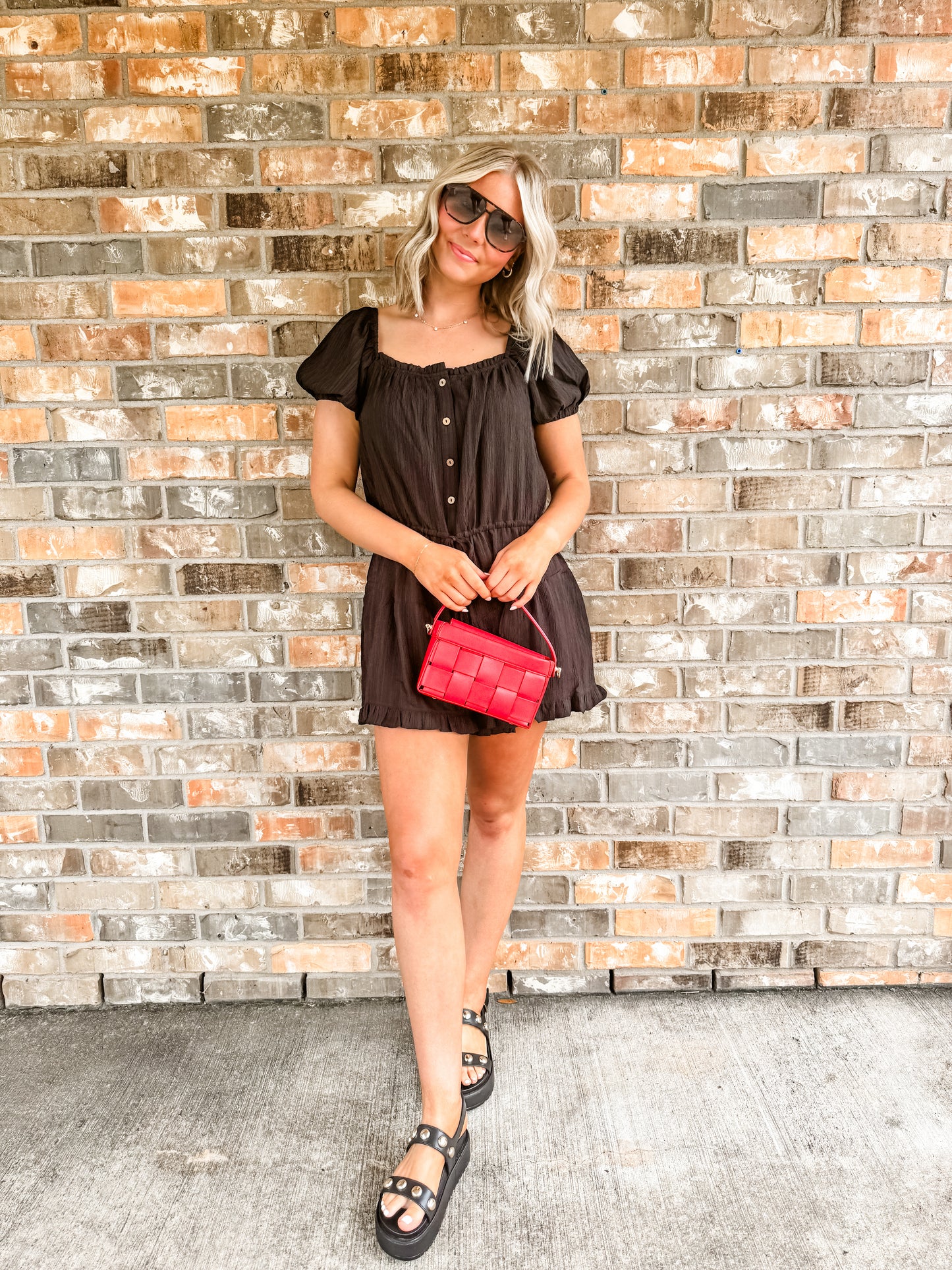 Robyn Black Romper