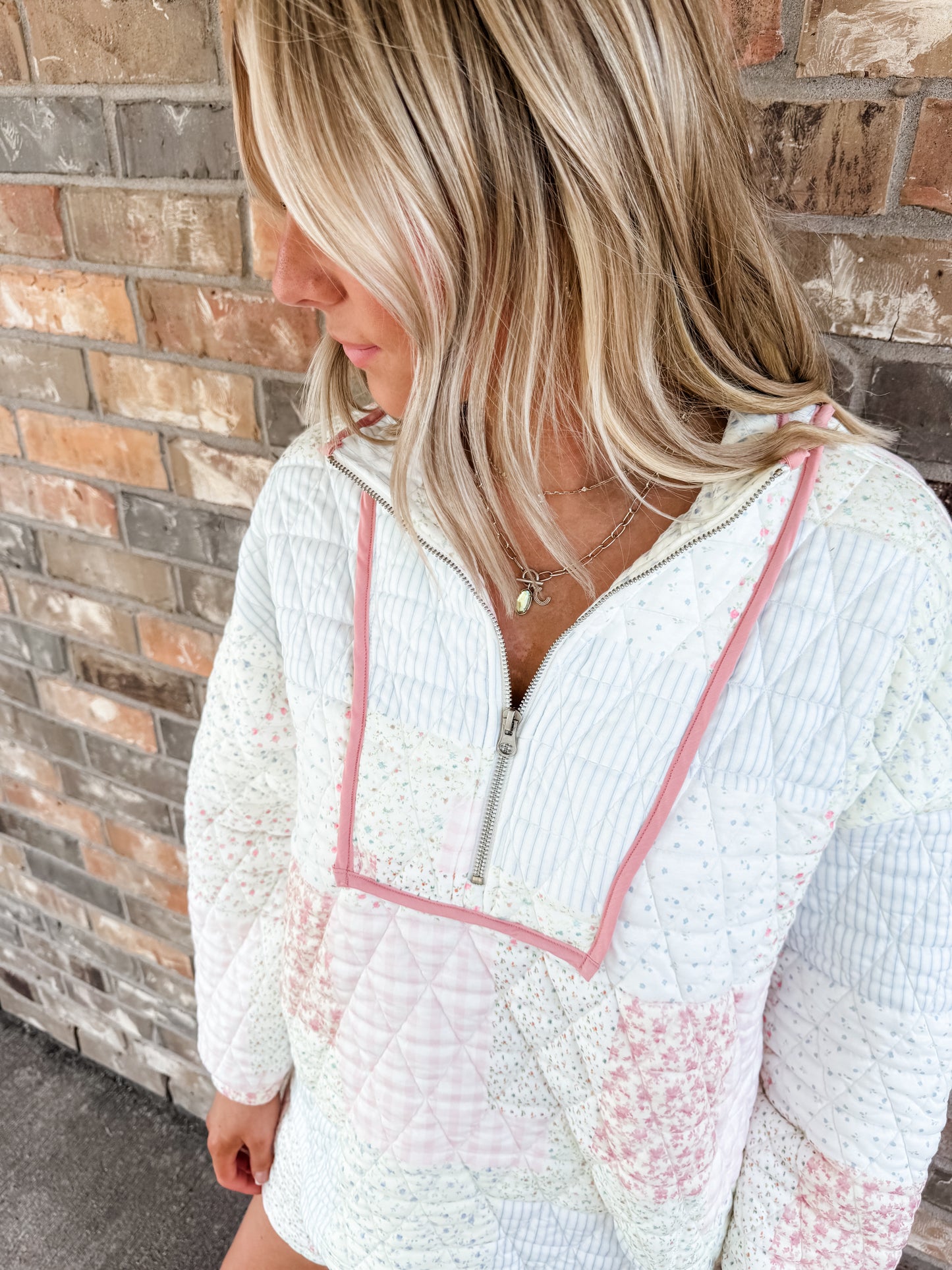 Pastel Patchwork Athletic Short Set