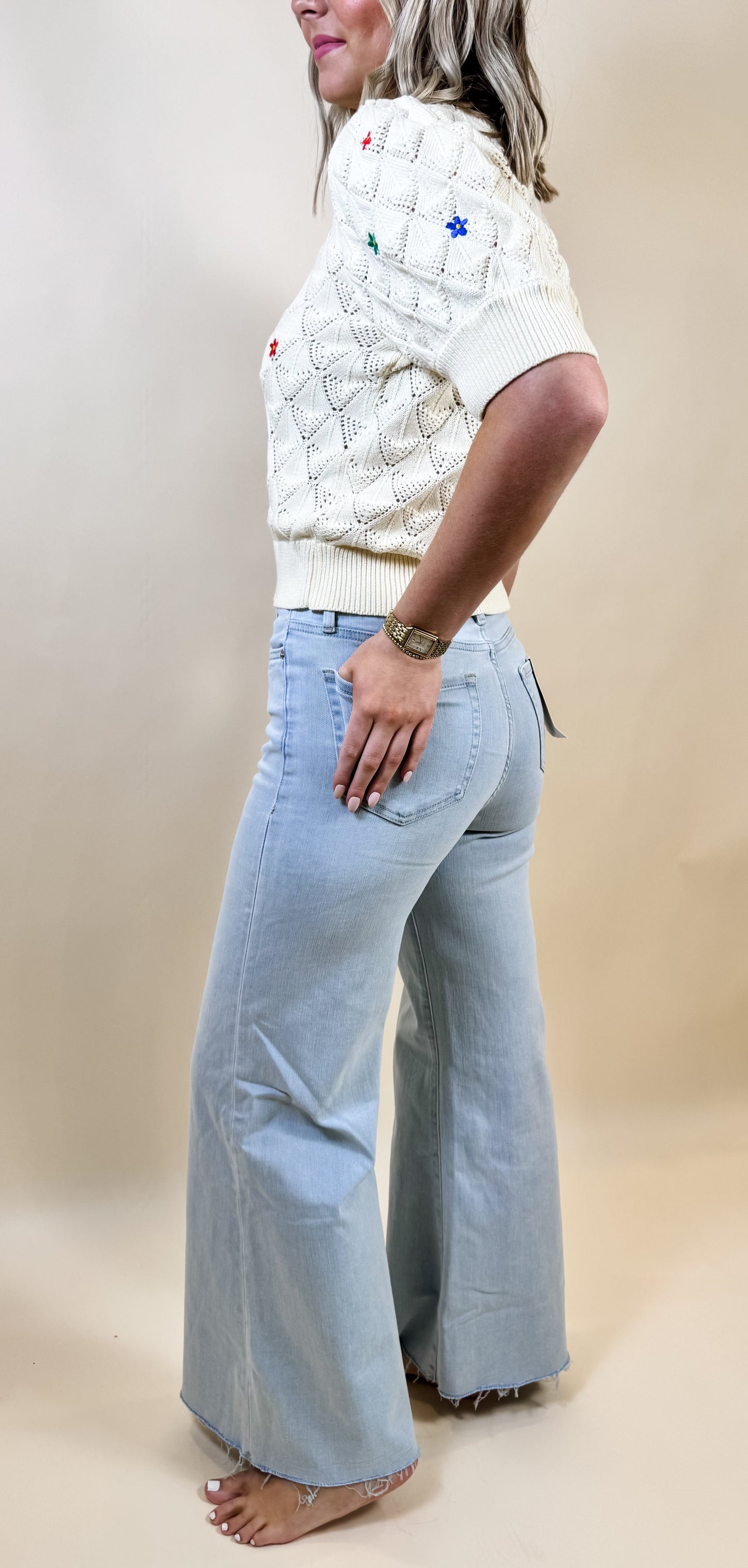 Mica Light Wash Denim