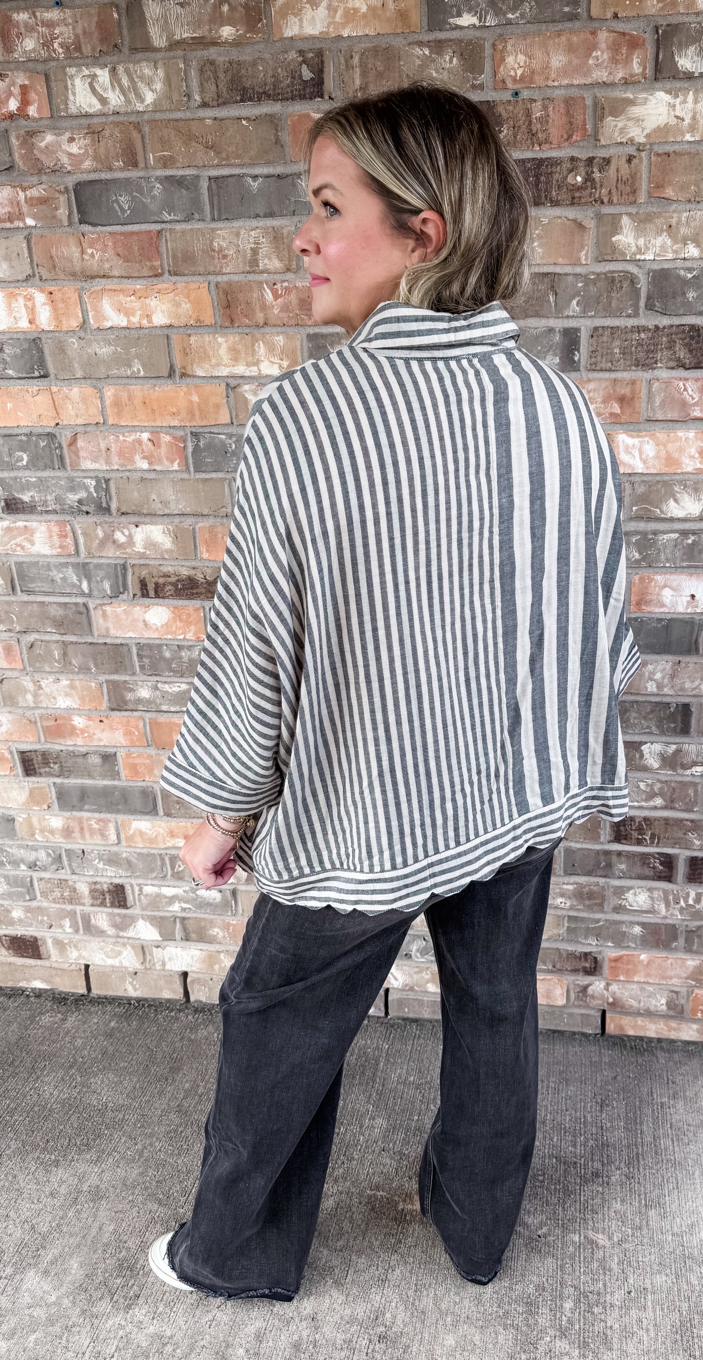 Black Stripe Shirt