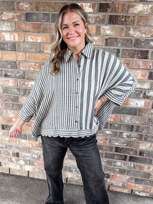 Black Stripe Shirt