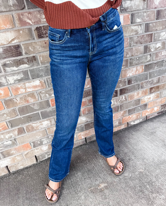 Mica Mid-Rise Boot cut Jean