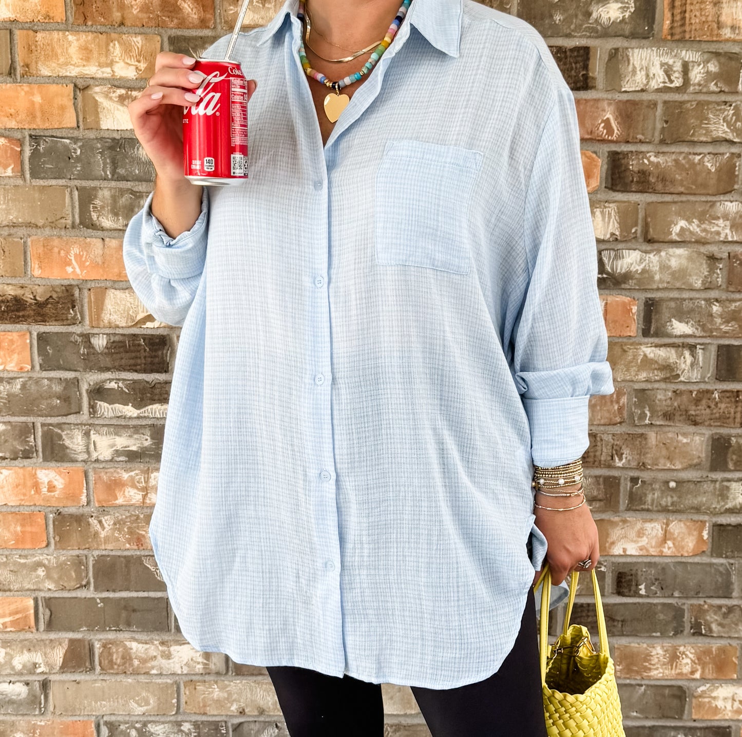 Sky Blue Button Down