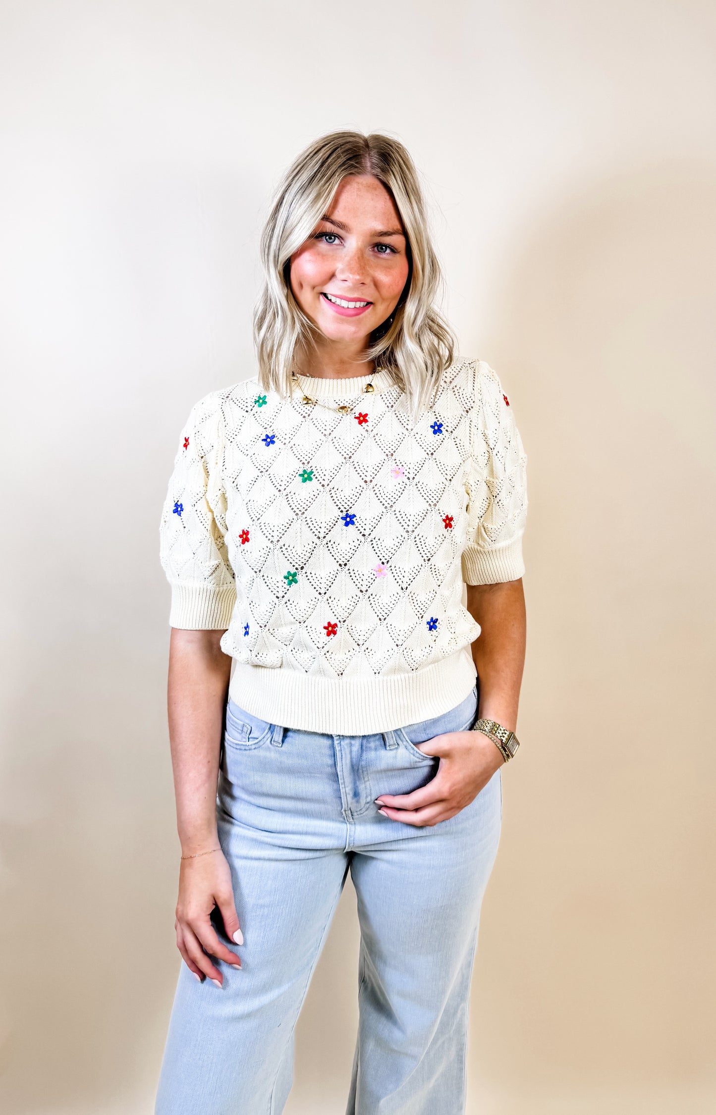 Flower Power Sweater