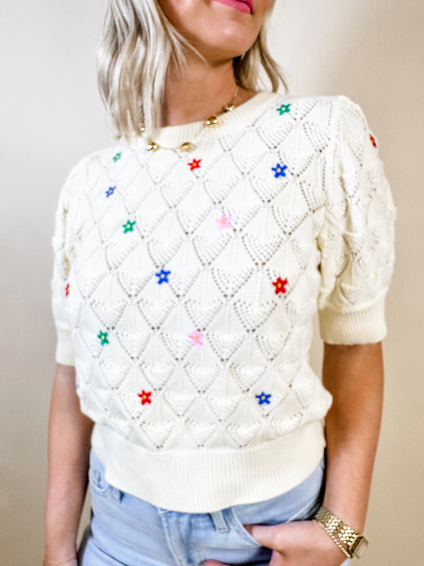Flower Power Sweater