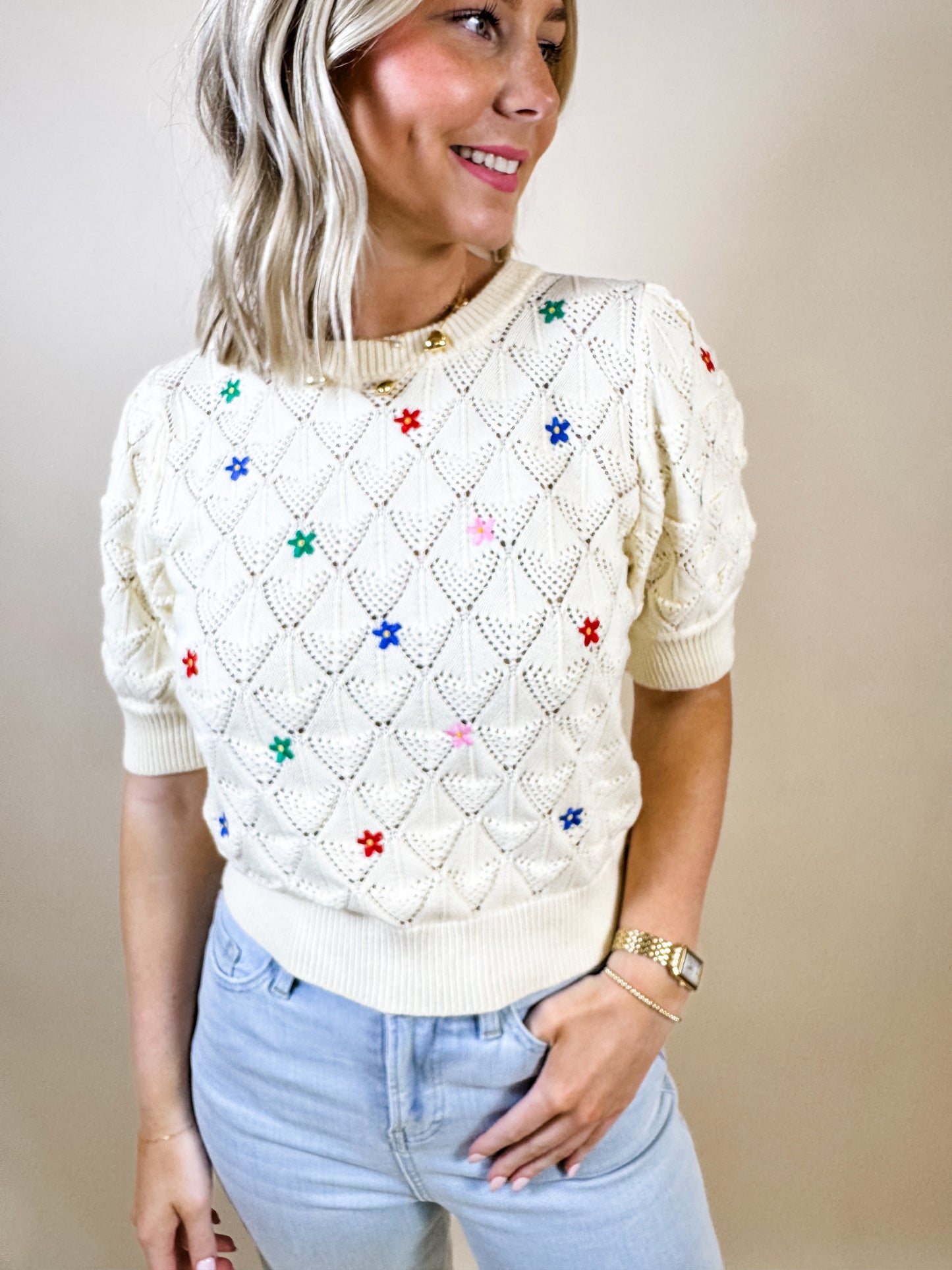 Flower Power Sweater