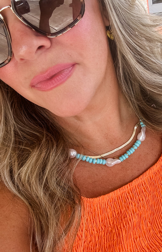 Turquoise Pearl Gemstone