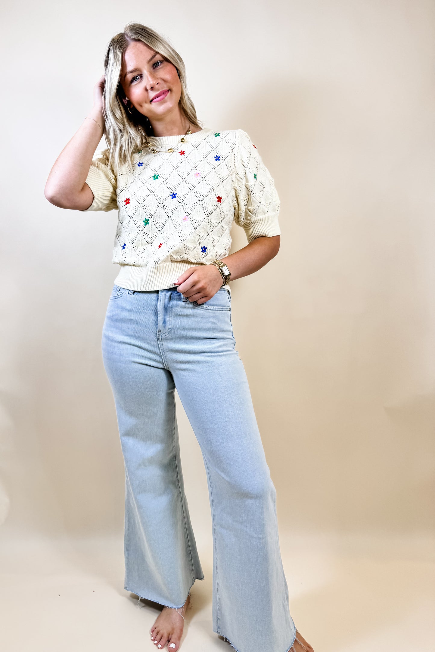 Mica Light Wash Denim