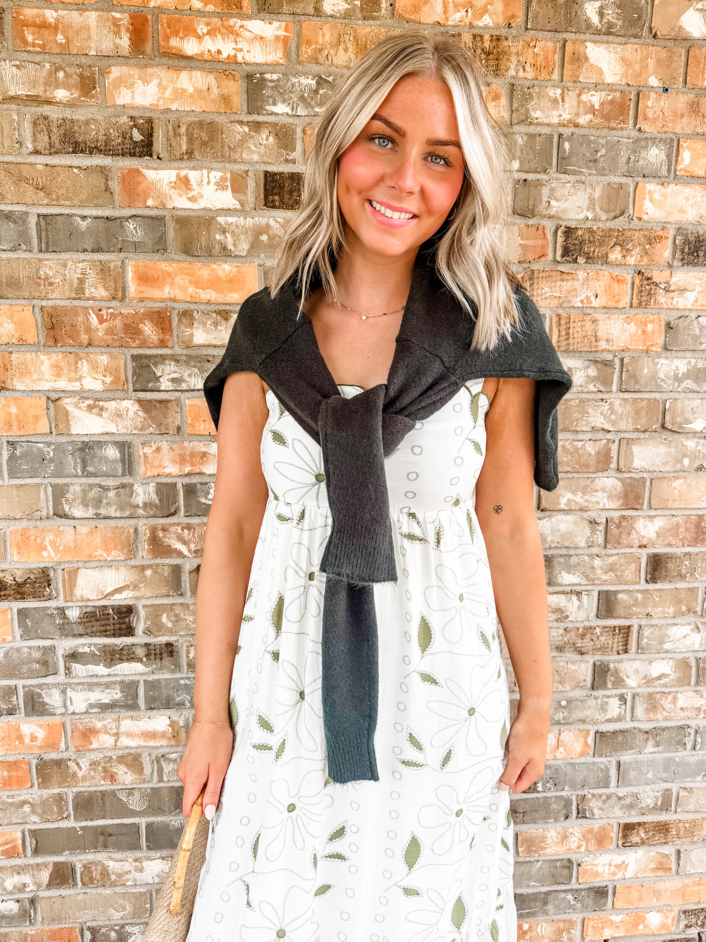 Scalloped Trim Dress