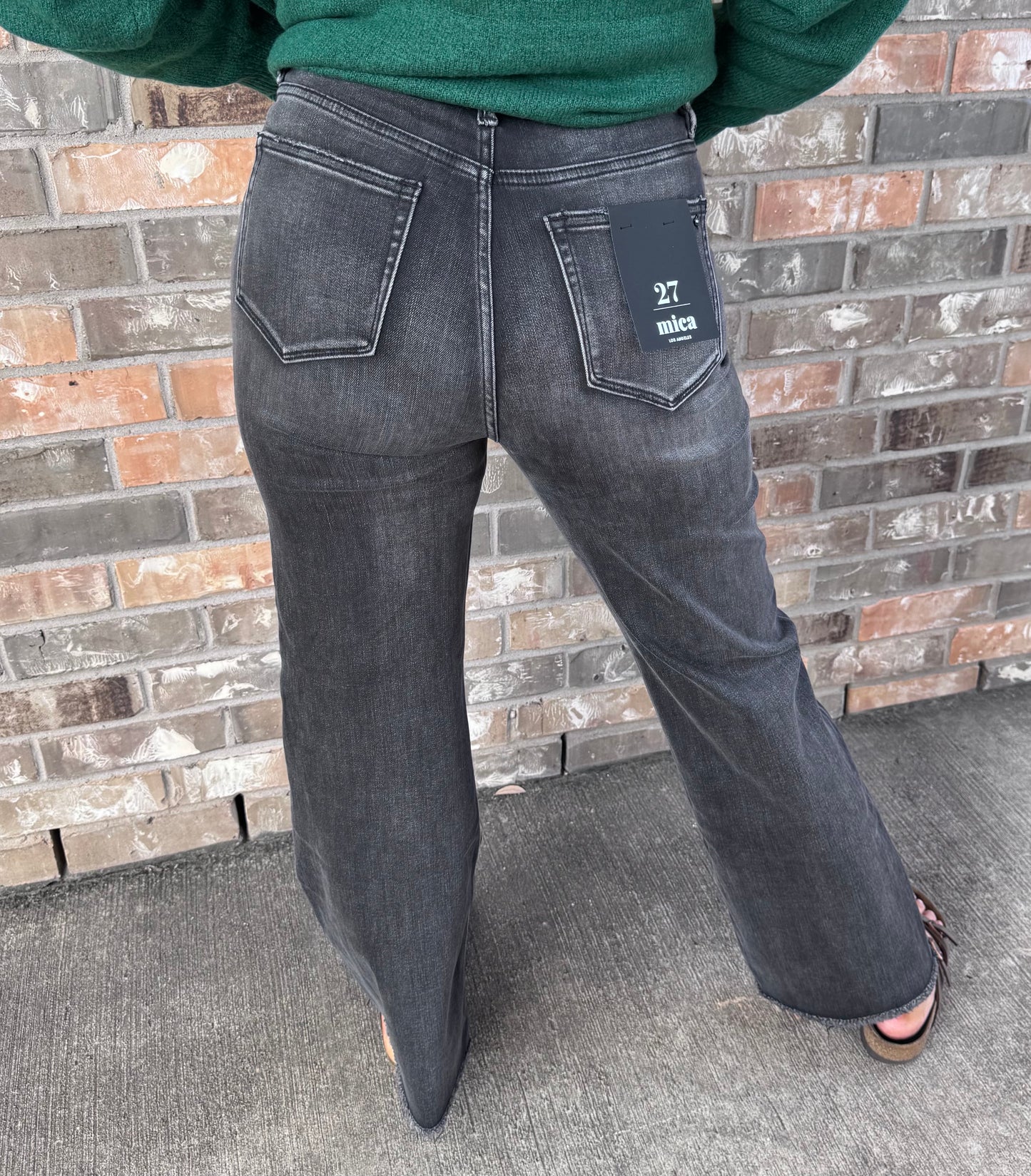 Mica Hunter Black Stretch Super High Rise