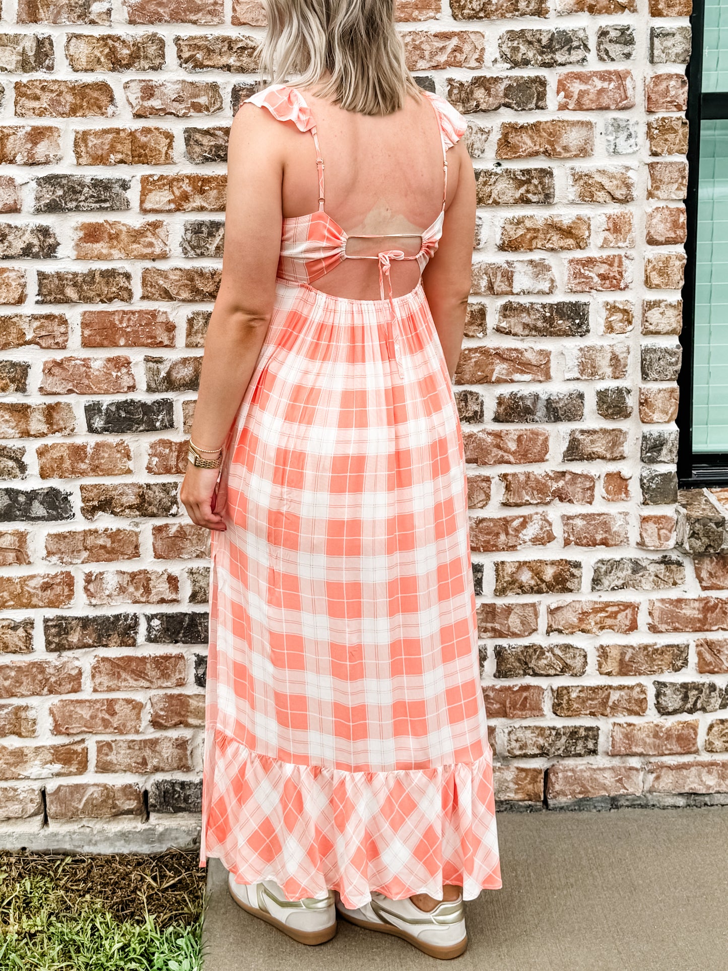 Cora Coral Maxi Dress
