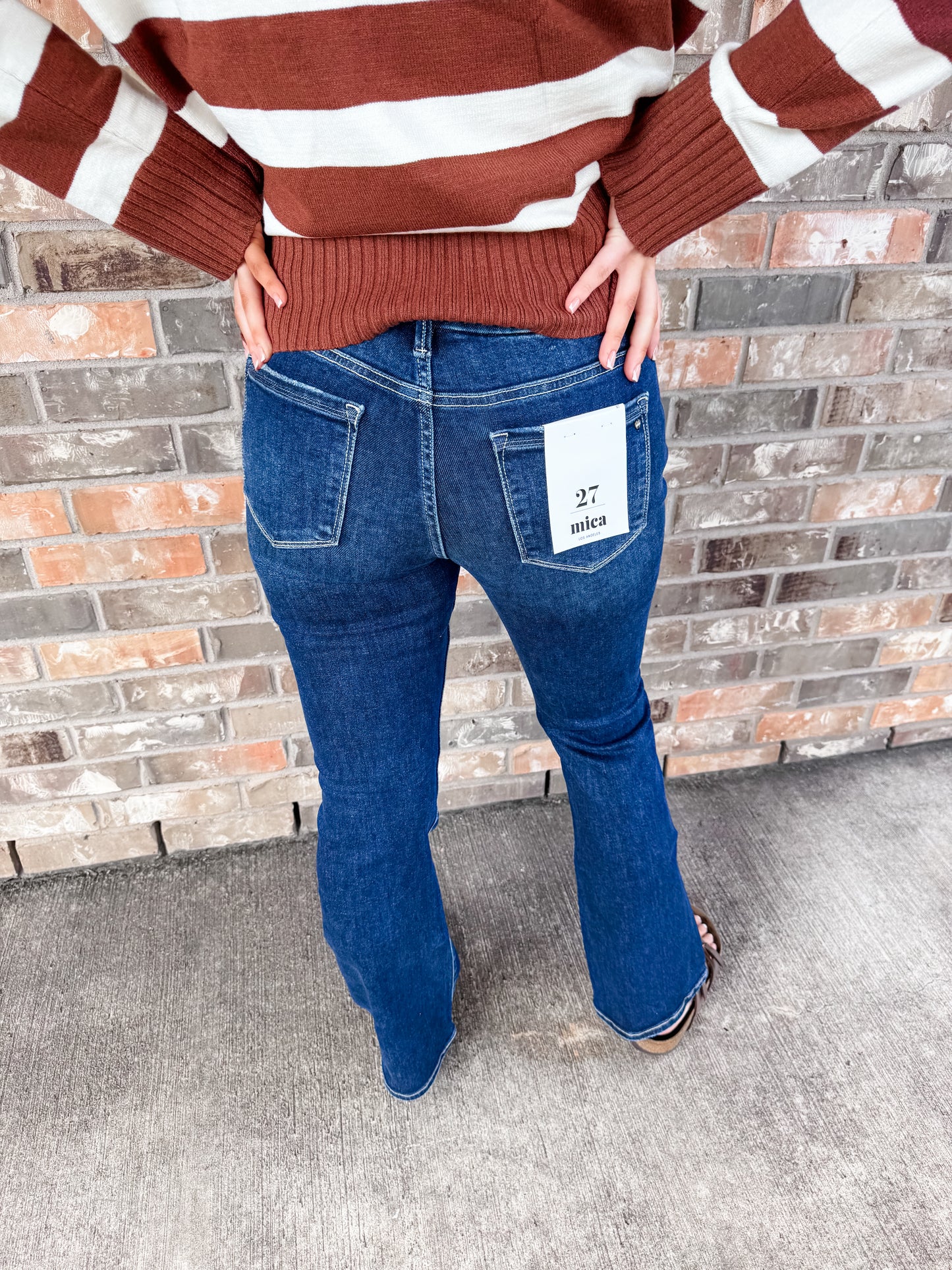 Mica Mid-Rise Boot cut Jean