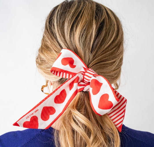 Heart Print Scarf