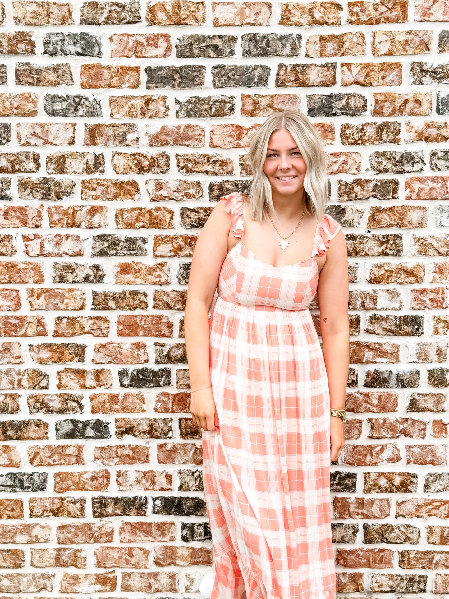 Cora Coral Maxi Dress