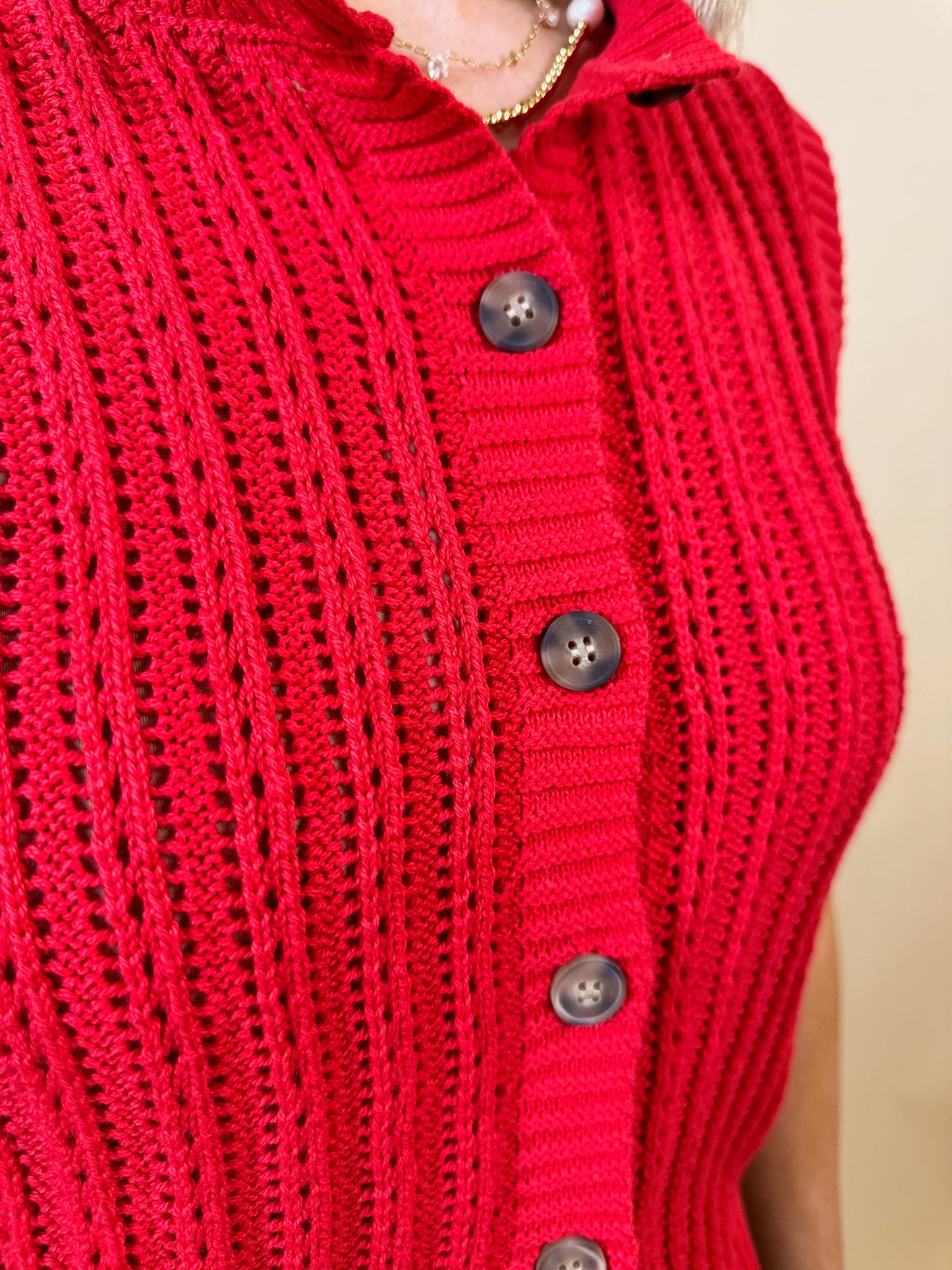 Ruby Red Sleeveless