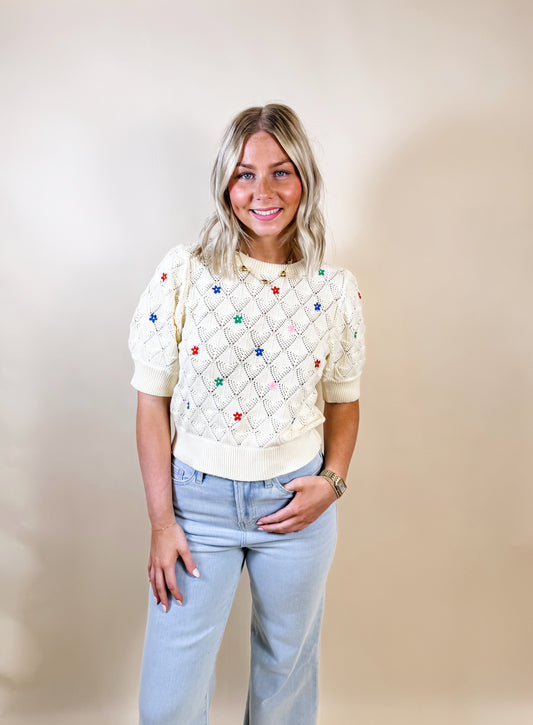 Flower Power Sweater