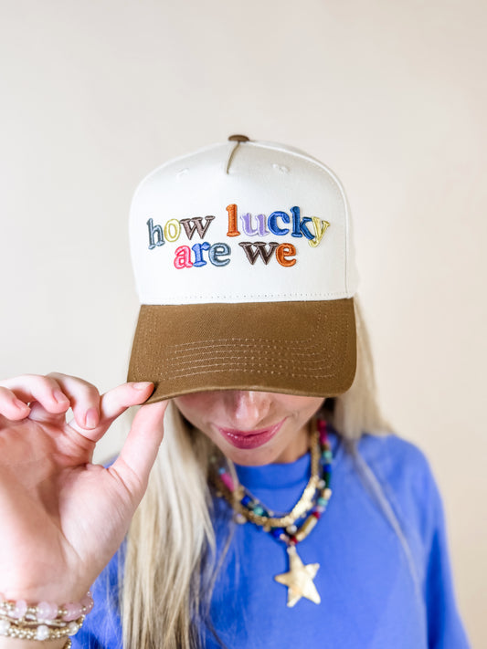 How Lucky Are We Trucker Hat